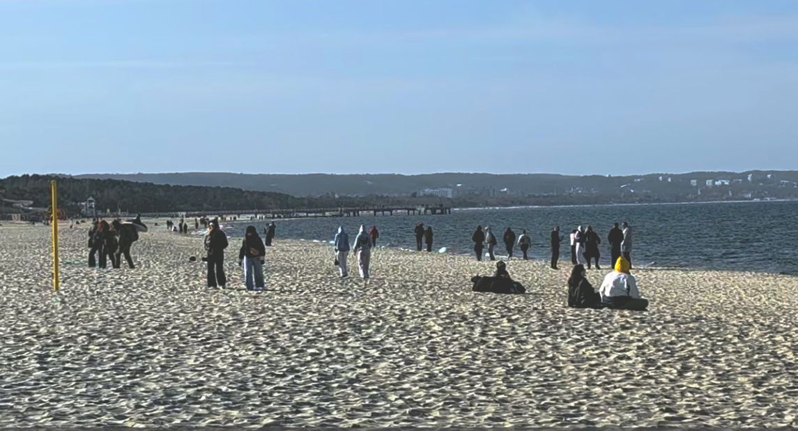 Wideo z plaży w Gdańsku. Tak było w weekend