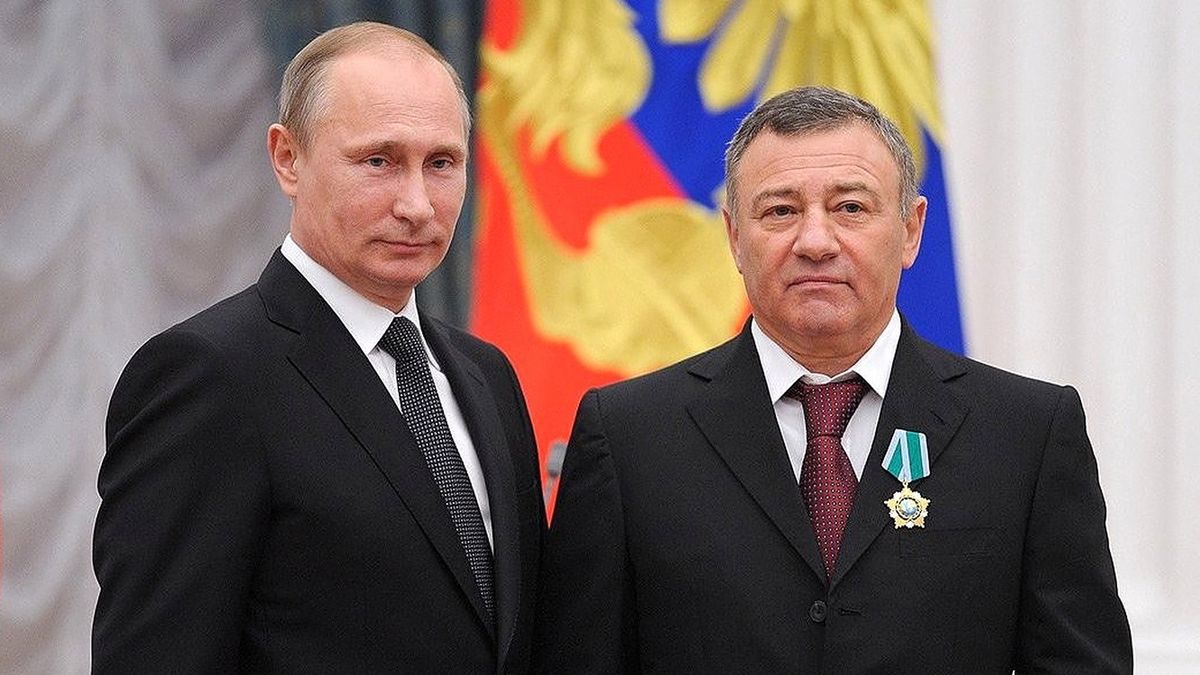 Władimir Putin (po lewej) i Arkadij Rotenberg