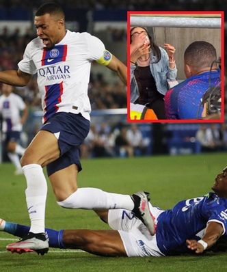 Kobieta zalała się krwią. Zobacz, co zrobił Mbappe