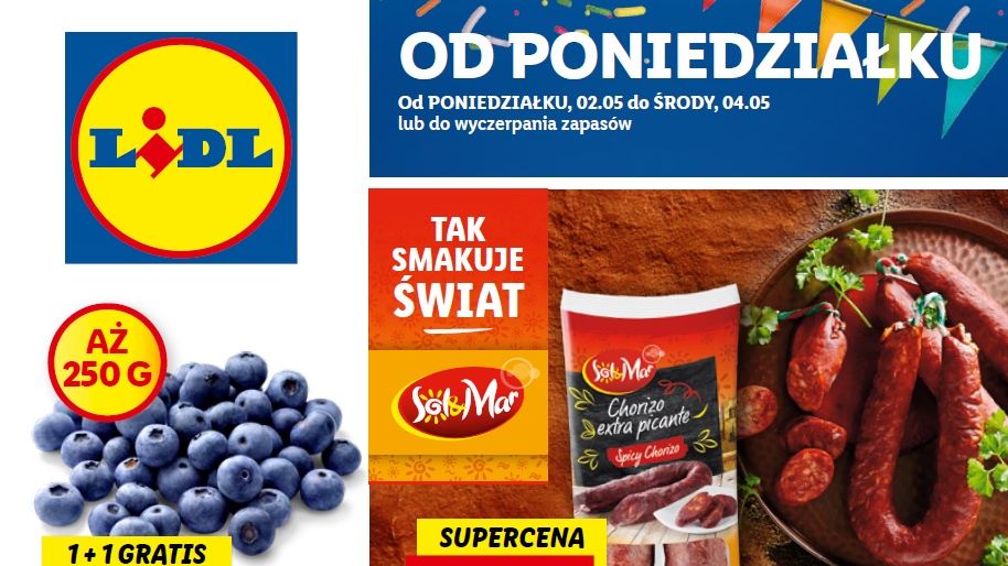 Lidl gazetka od poniedziałku 2 maja [2.05]