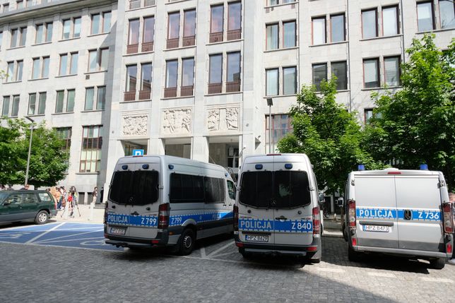 Warszawa. Policja zabezpiecza protest