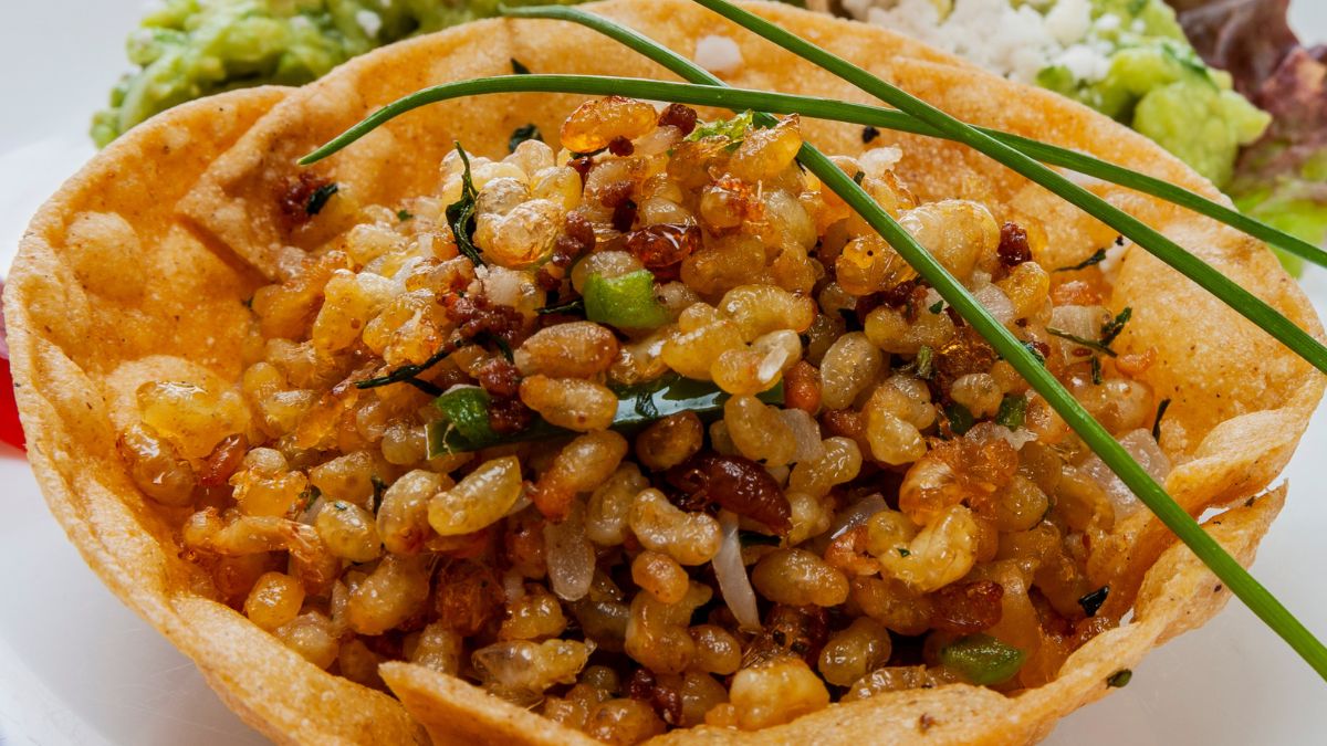 Meksykański przysmak z owadów