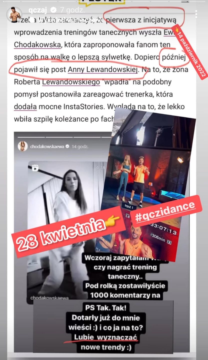 Qczaj odpowiada Chodakowskiej