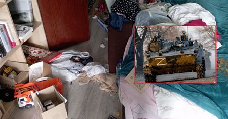 Wrócił do mieszkania w Buczy. Taki widok zastał. Chwycił za telefon