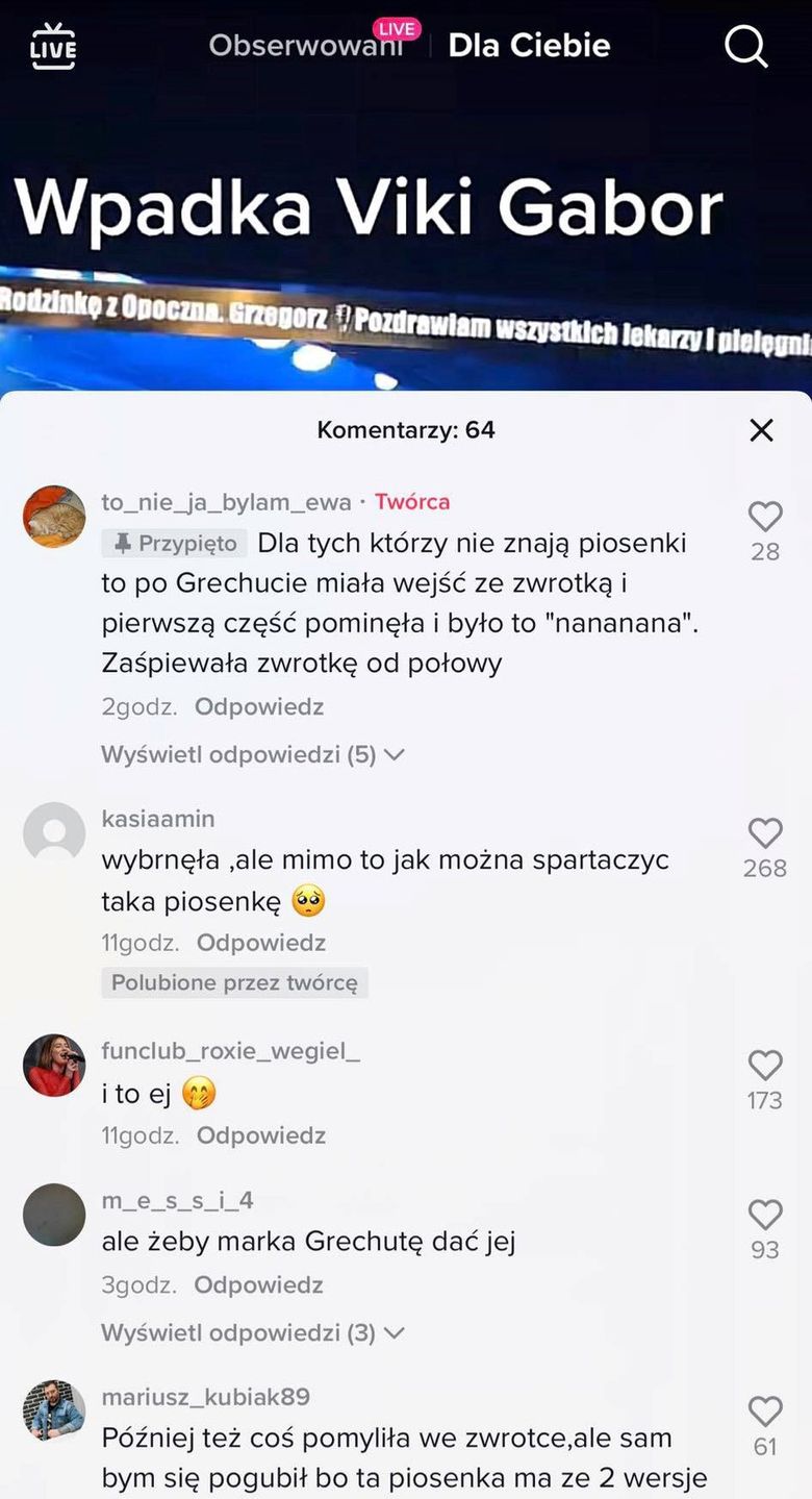 Viki Gabor zapomniała tekstu hitu Marka Grechuty?