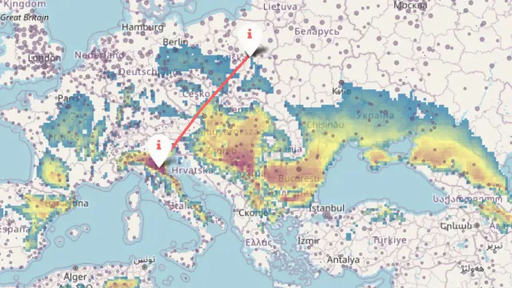 Polska w 2080 roku. Naukowcy pokazali wymowną mapę