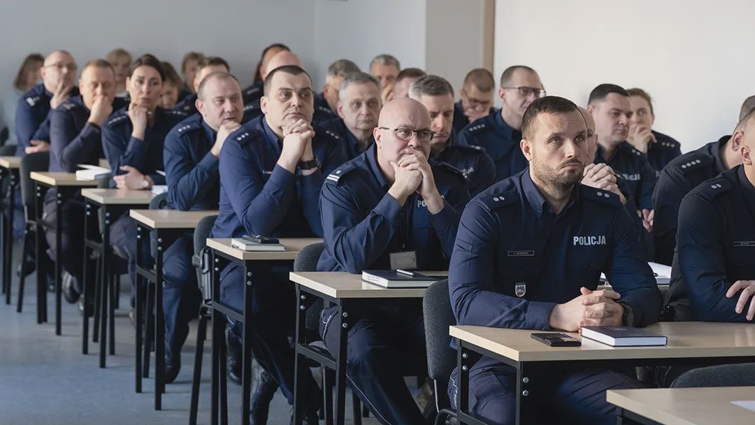 Noworoczna odprawa w Komendzie Miejskiej Policji w Toruniu