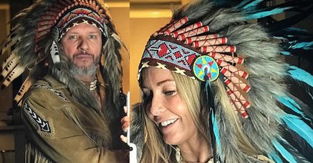 Majdany przebrały się na Halloween... za TATUAŻ RADKA? "Stary Indianin i może!" (FOTO)