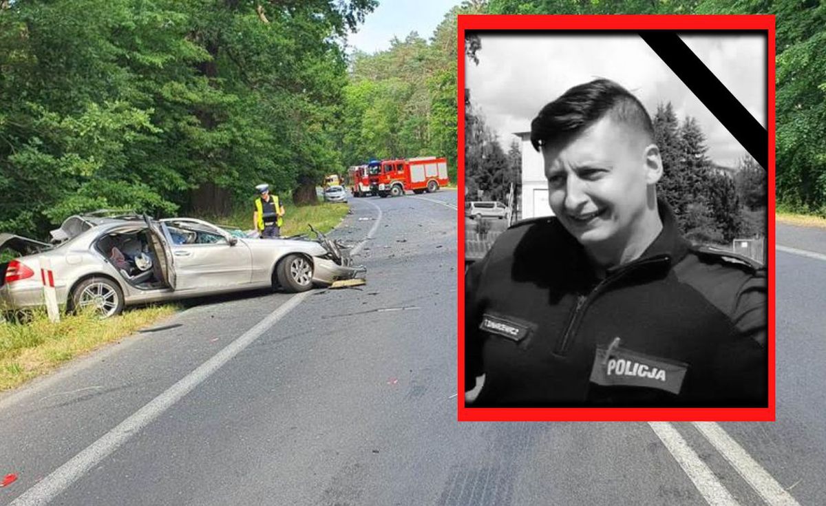 Tragiczny wypadek, nie żyją dwie osoby. To policjant i jego syn