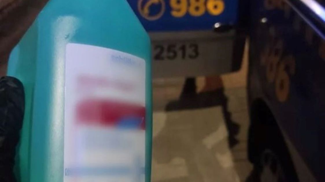 Mężczyzna spożył niebezpieczny środek 