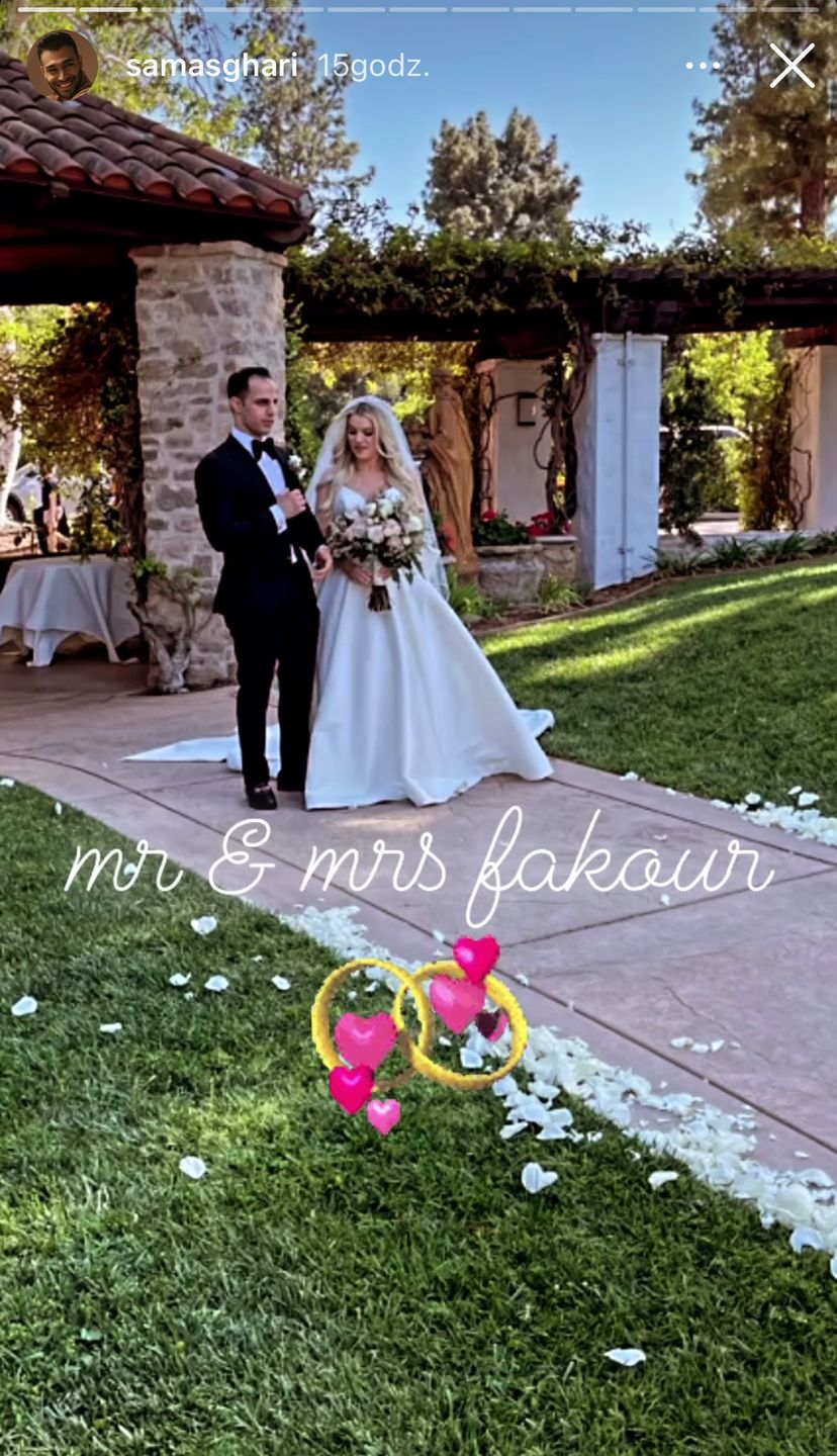 Sam Asghari na ślubie przyjaciół