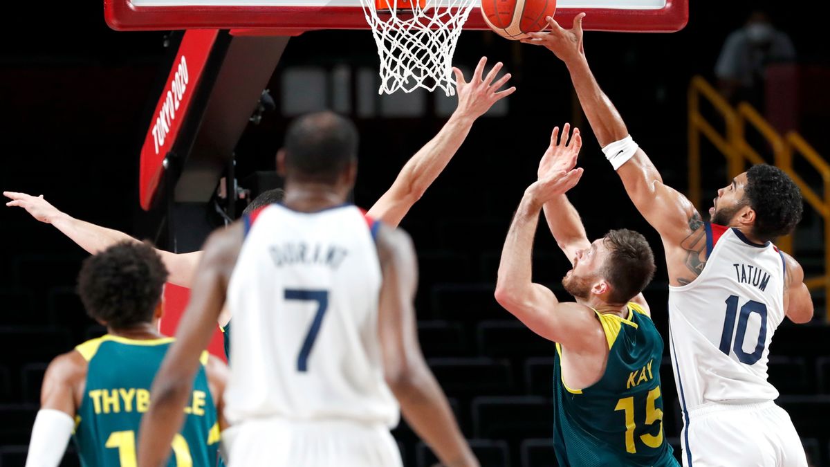 PAP/EPA / KIYOSHI OTA / Na zdjęciu: mecz Australia - USA