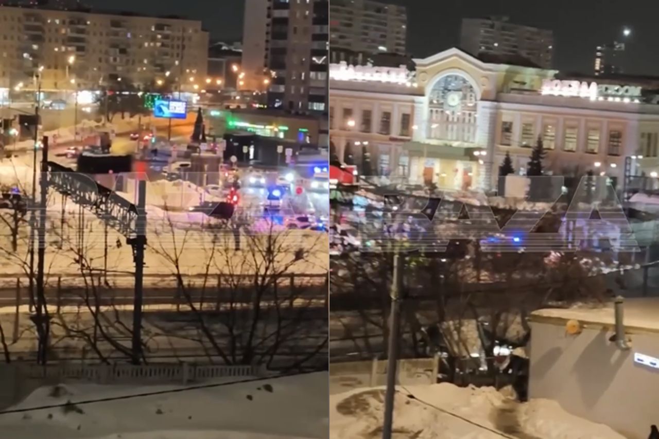 Zamach w Moskwie. Radiowóz wysadzony w powietrze