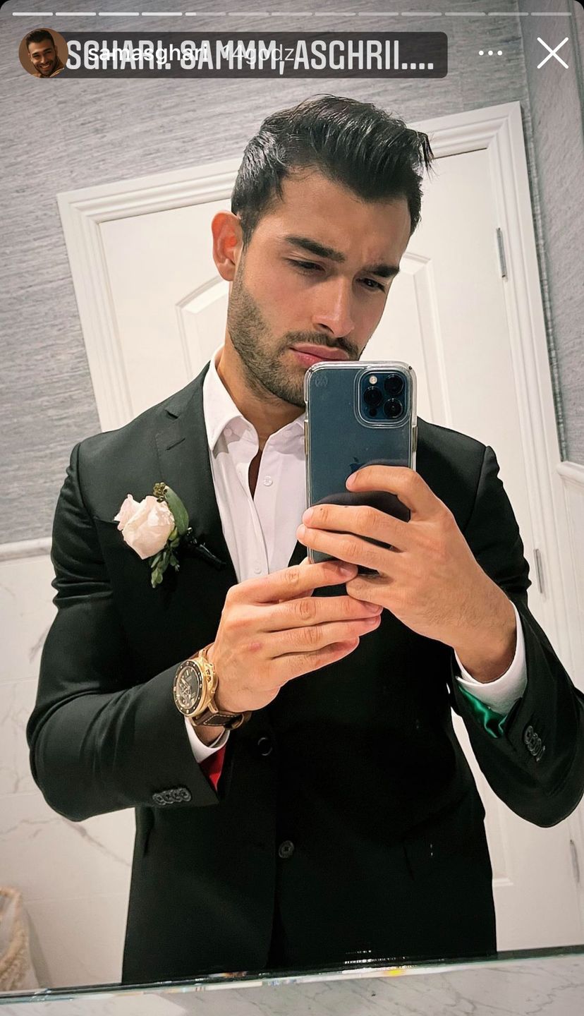 Sam Asghari na ślubie przyjaciół