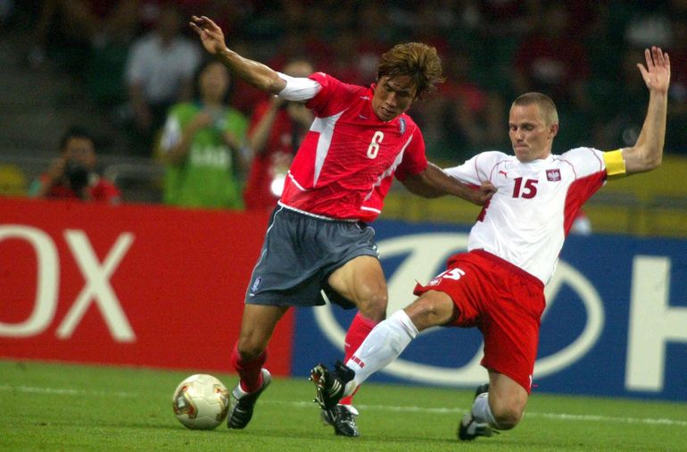 Wałdoch podczas mistrzostw świata w Korei i Japonii w 2002 roku