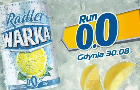 Warka Radler w reklamach zaprasza na Run Zero (wideo)