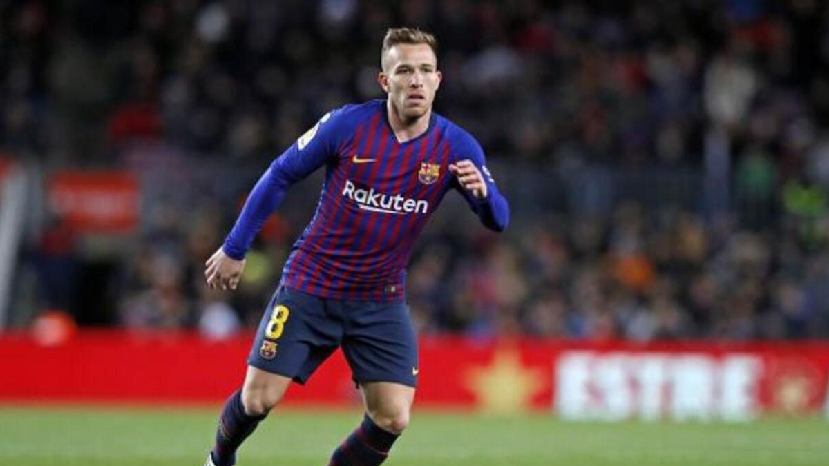 Materiały prasowe / FC Barcelona / Arthur Melo w barwach FC Barcelony