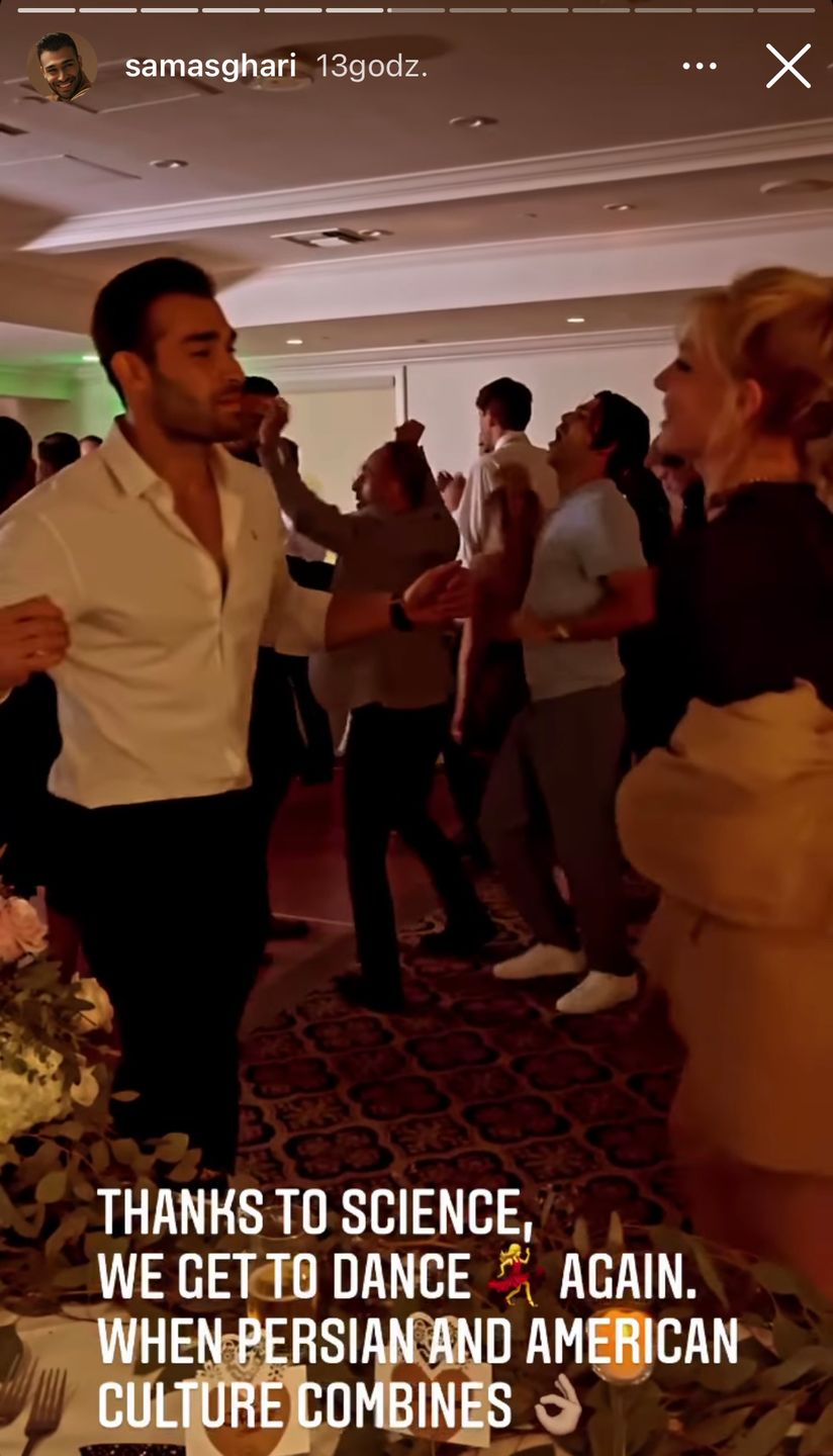 Britney Spears i Sam Asghari na ślubie przyjaciół