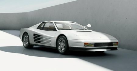 Officine Fioravanti Monospecchio to testarossa na sterydach. Takiego restomoda nie było