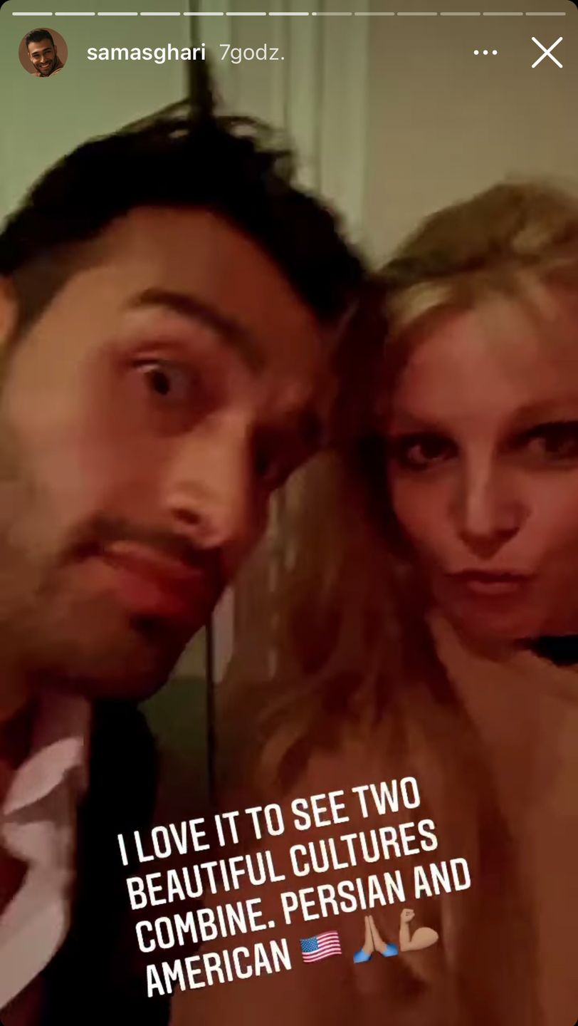 Britney Spears i Sam Asghari na ślubie przyjaciół