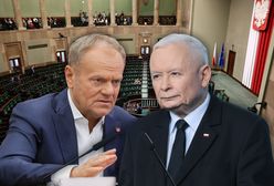 Tąpnięcie notowań KO. PiS wysuwa się na prowadzenie