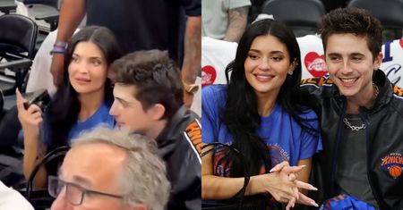 Kylie Jenner i Timothée Chalamet pojawili się na meczu Knicksów. Publiczność ich WYBUCZAŁA (WIDEO)