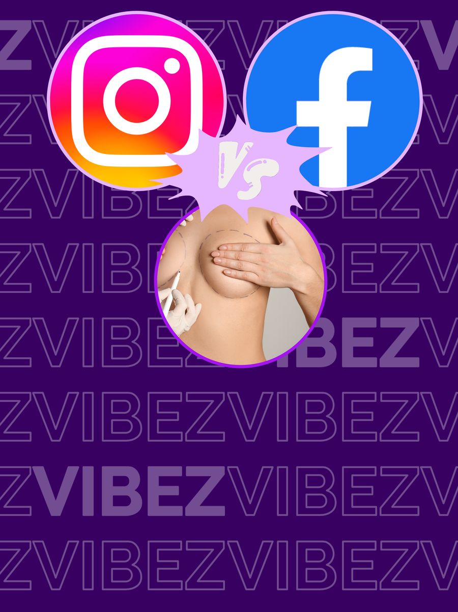 kobiece piersi i sutki Instagram Facebook Meta