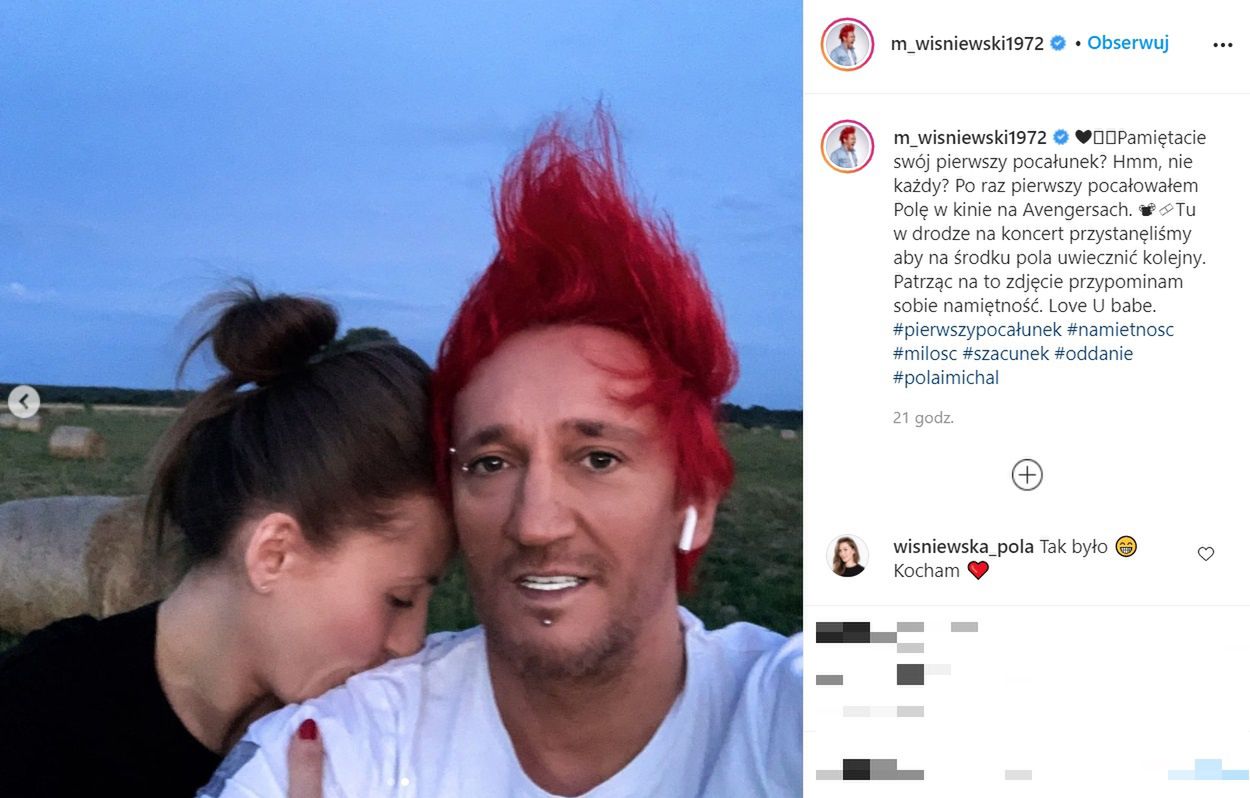 Michał Wiśniewski i Pola Wiśniewska 