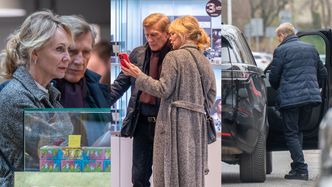 Beata Ścibakówna i Jan Englert podjechali na zakupy do galerii range roverem za ponad 400 TYSIĘCY zł. Tacy to pożyją? (ZDJĘCIA)