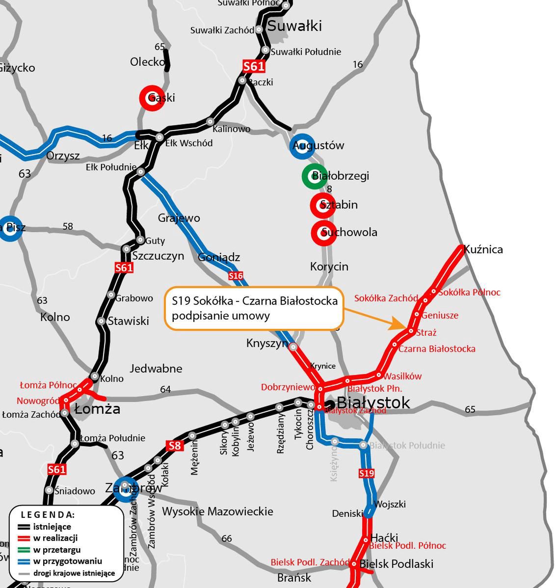 Budowa drogi S19 na Podlasiu