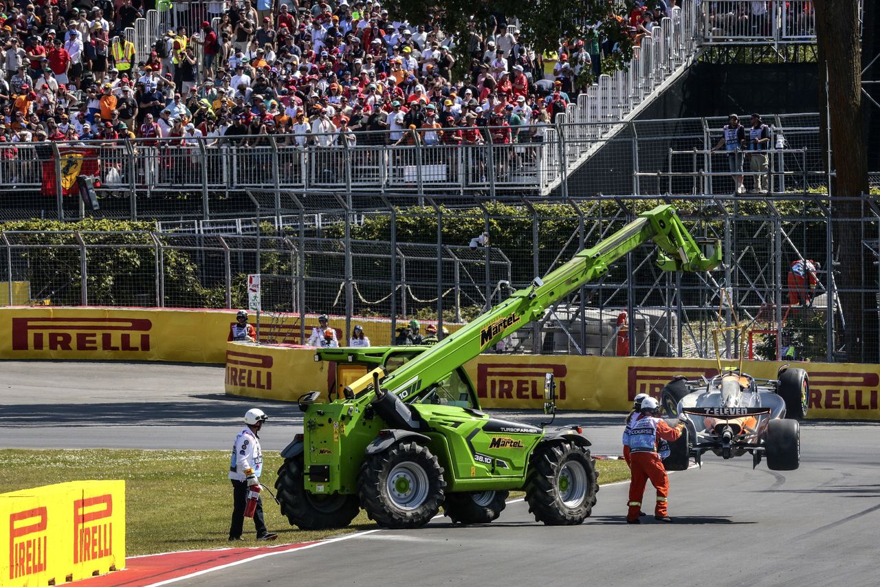 Dramat McLarena z Formule 1. Kolizja zespołowych partnerów w końcówce wyścigu