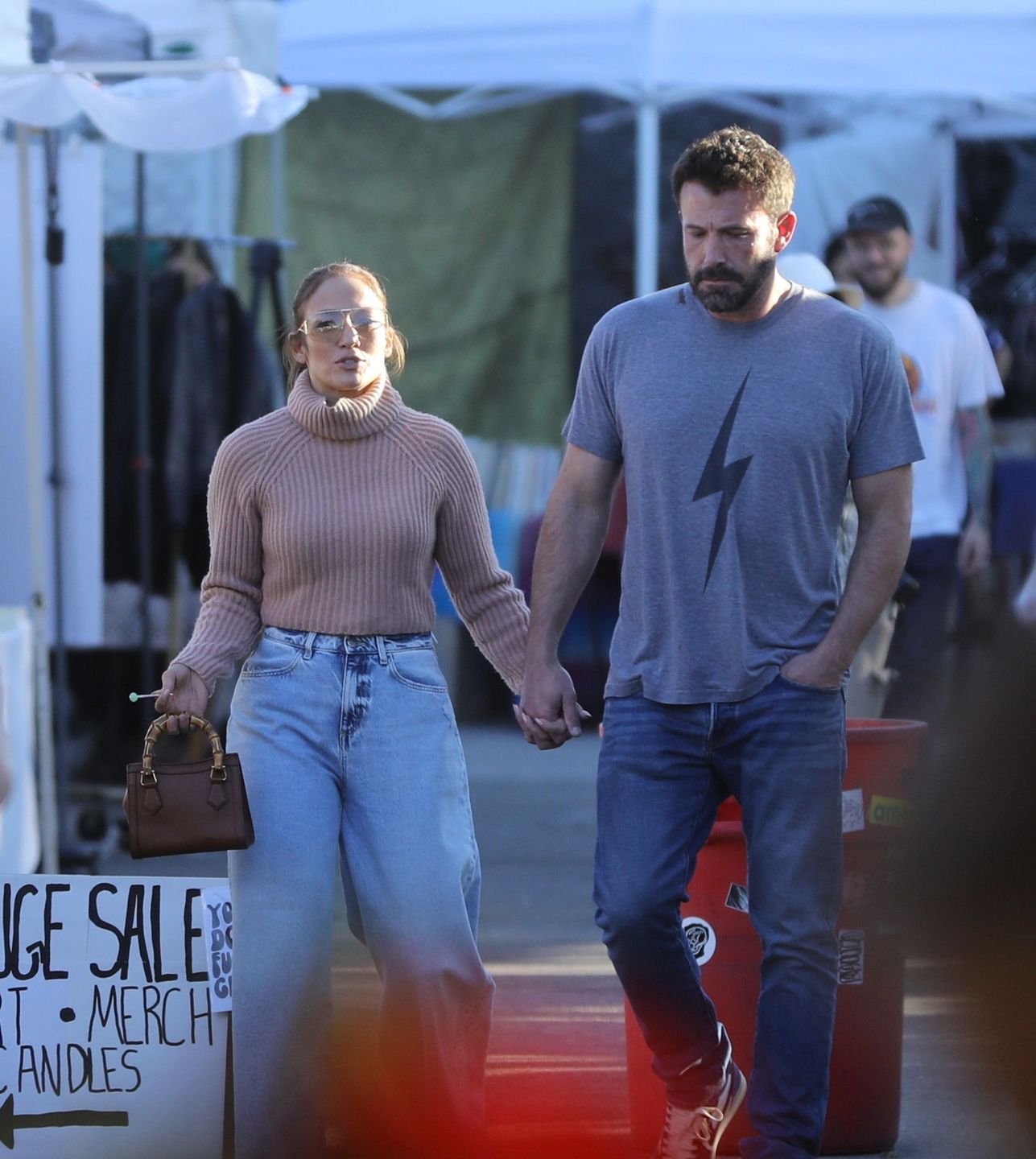Jennifer Lopez i Ben Affleck na pchlim targu