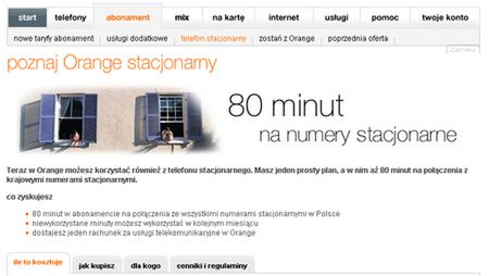 Orange - wystartowały usługi stacjonarne