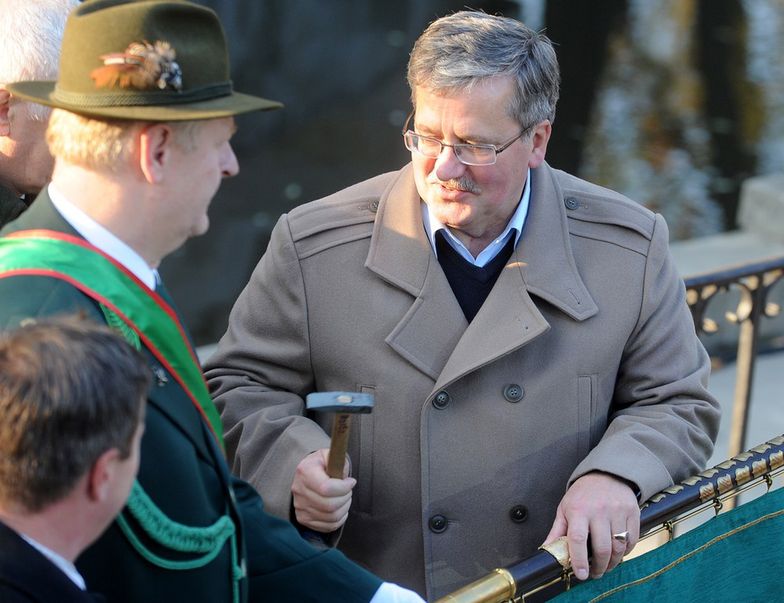 05.11.2011, Warszawa. Bronisław Komorowski podczas obchodów </br>dnia świetego Huberta, patrona myśliwych