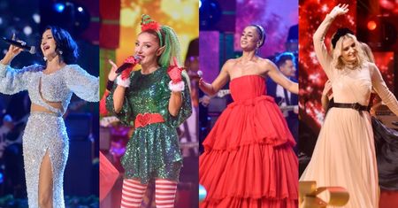 Mikołajkowy koncert w TVP: dekolt Justyny Steczkowskiej, elfica Cleo, elegancka Ola Szwed (ZDJĘCIA)