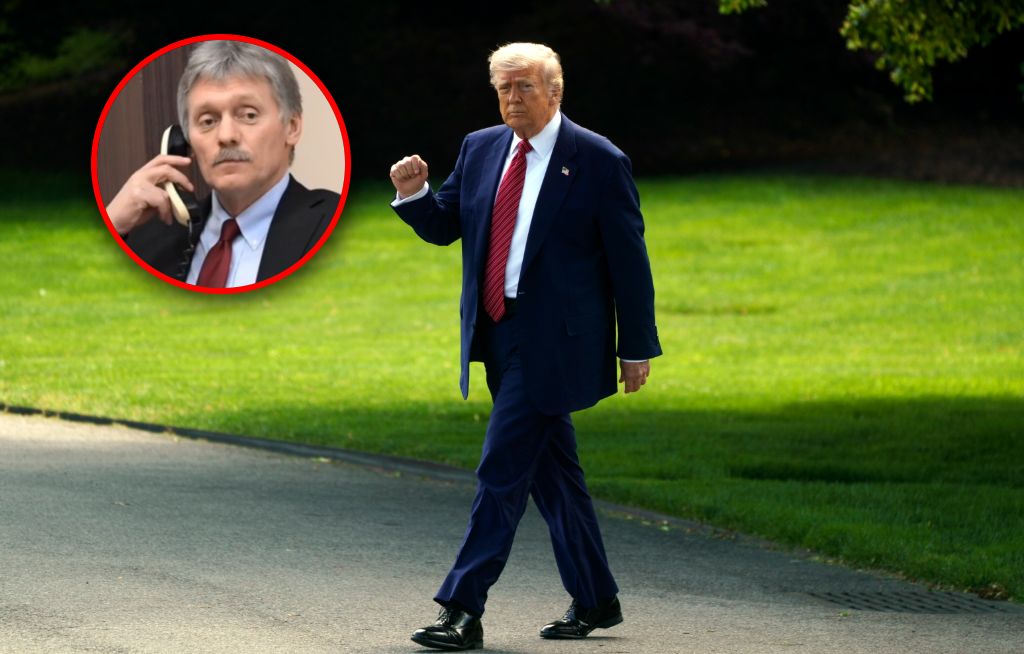 Rzecznik Kremla wyśmiał Donalda Trumpa