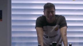 Lewandowski wrócił do Barcelony. Uśmiech od ucha do ucha
