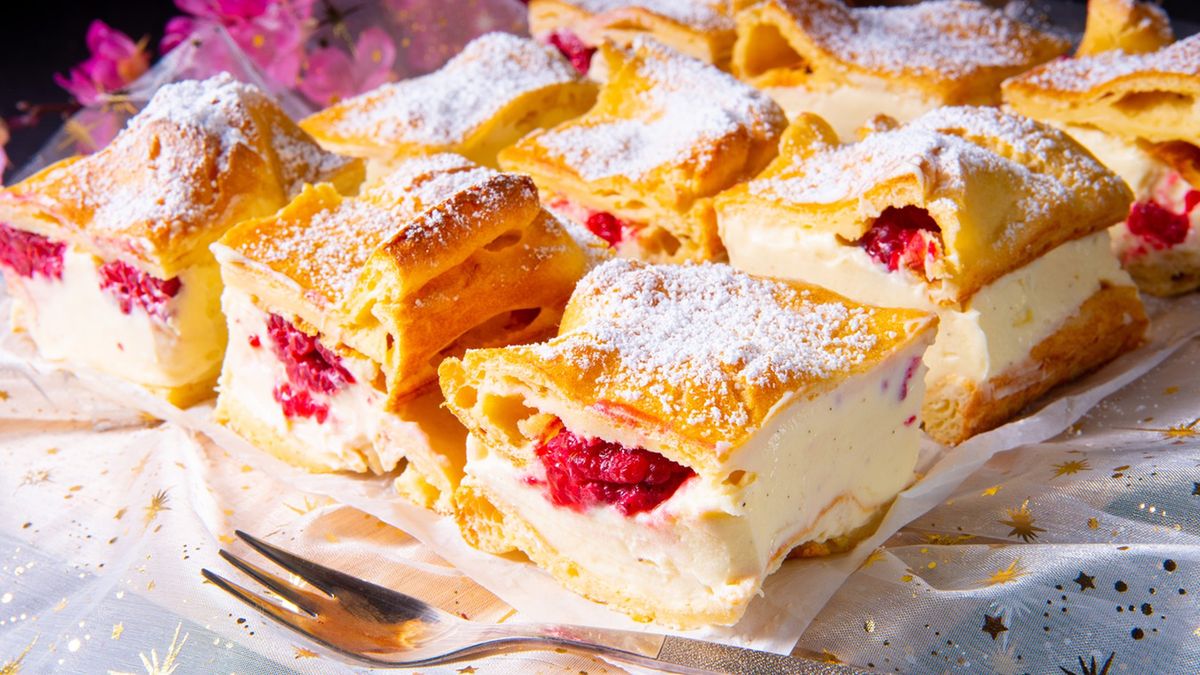 Przepis na karpatkę z malinami