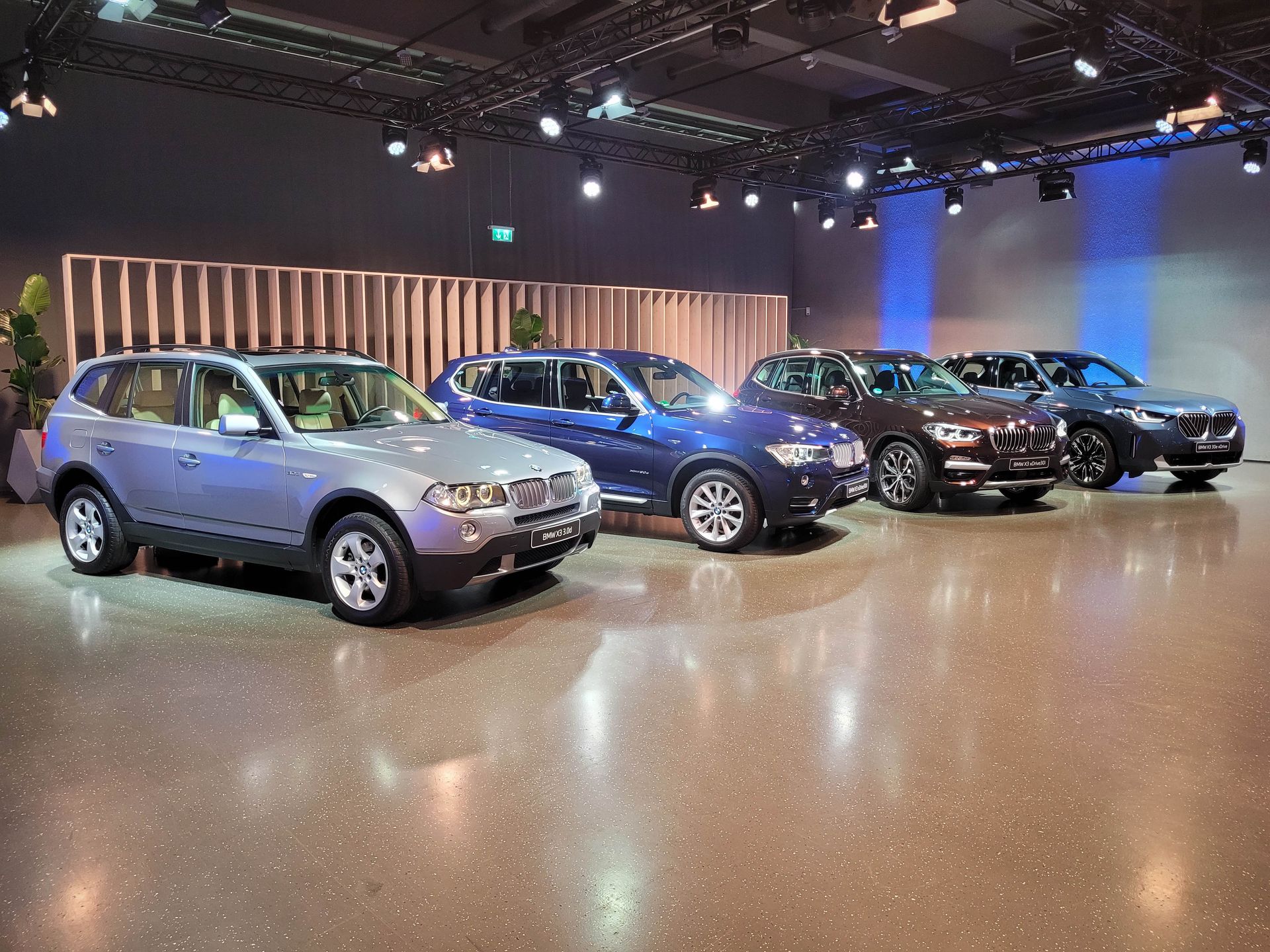 Cztery generacje X3 - każda coraz większa