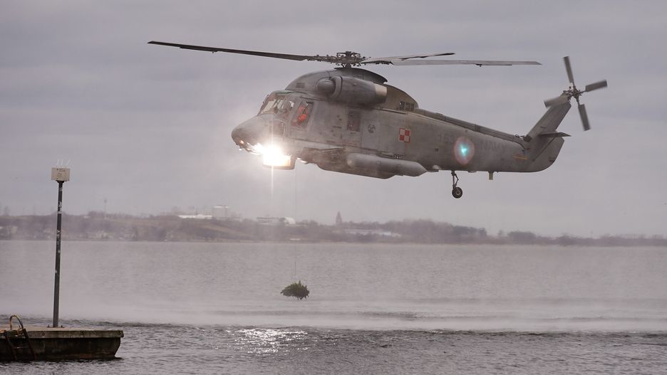 helikopter morze