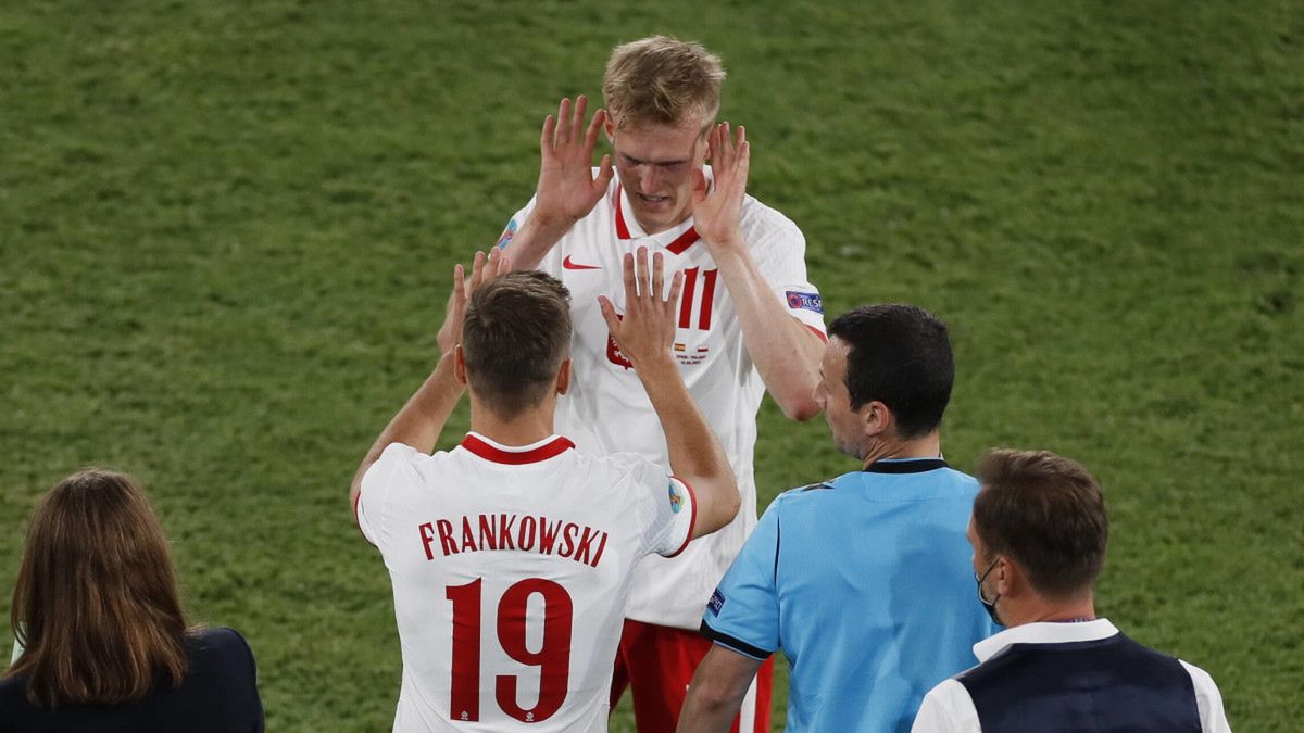 PAP/EPA / Jose Manuel Vidal / POOL / Na zdjęciu: Przemysław Frankowski