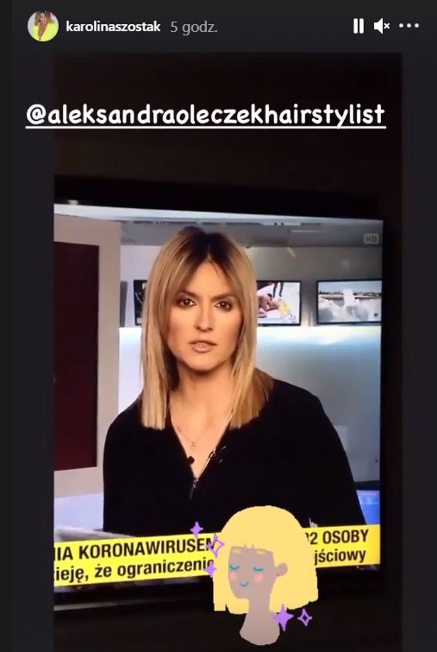 Karolina Szostak obcięła włosy