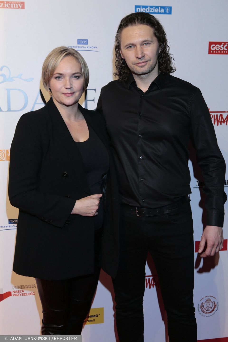 Dominika Figurska i Michał Chorosiński na premierze filmu "Nędzarz i madame"