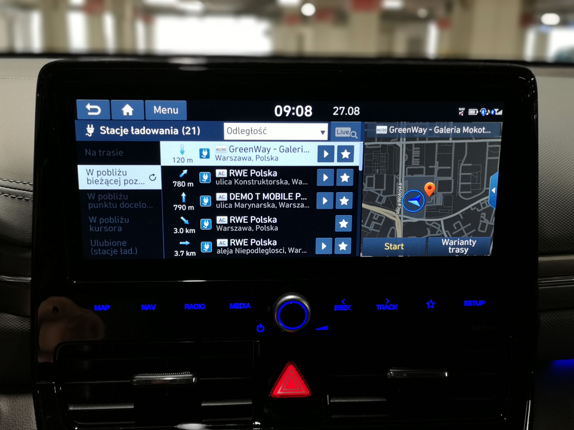 Hyundai Ioniq Electric: System zarządzania energią i audio Infinity 5