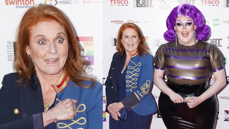 Sarah Ferguson POZUJE Z DRAG QUEEN na imprezie społeczności LGBT (ZDJĘCIA)