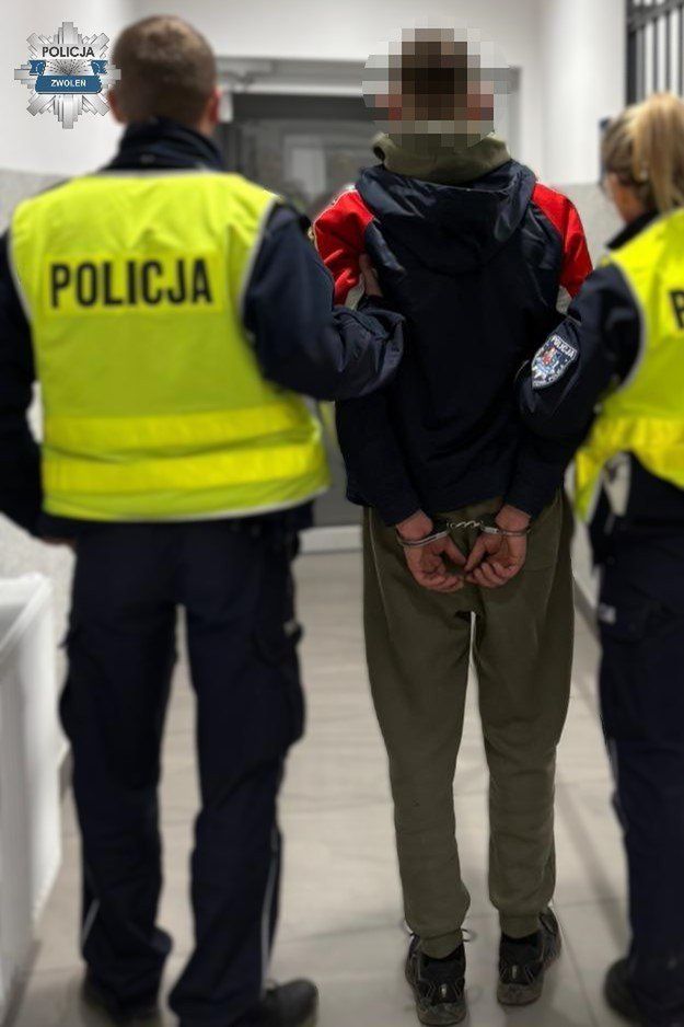 31-latek został zatrzymany po policyjnym pościgu w Tczowie.