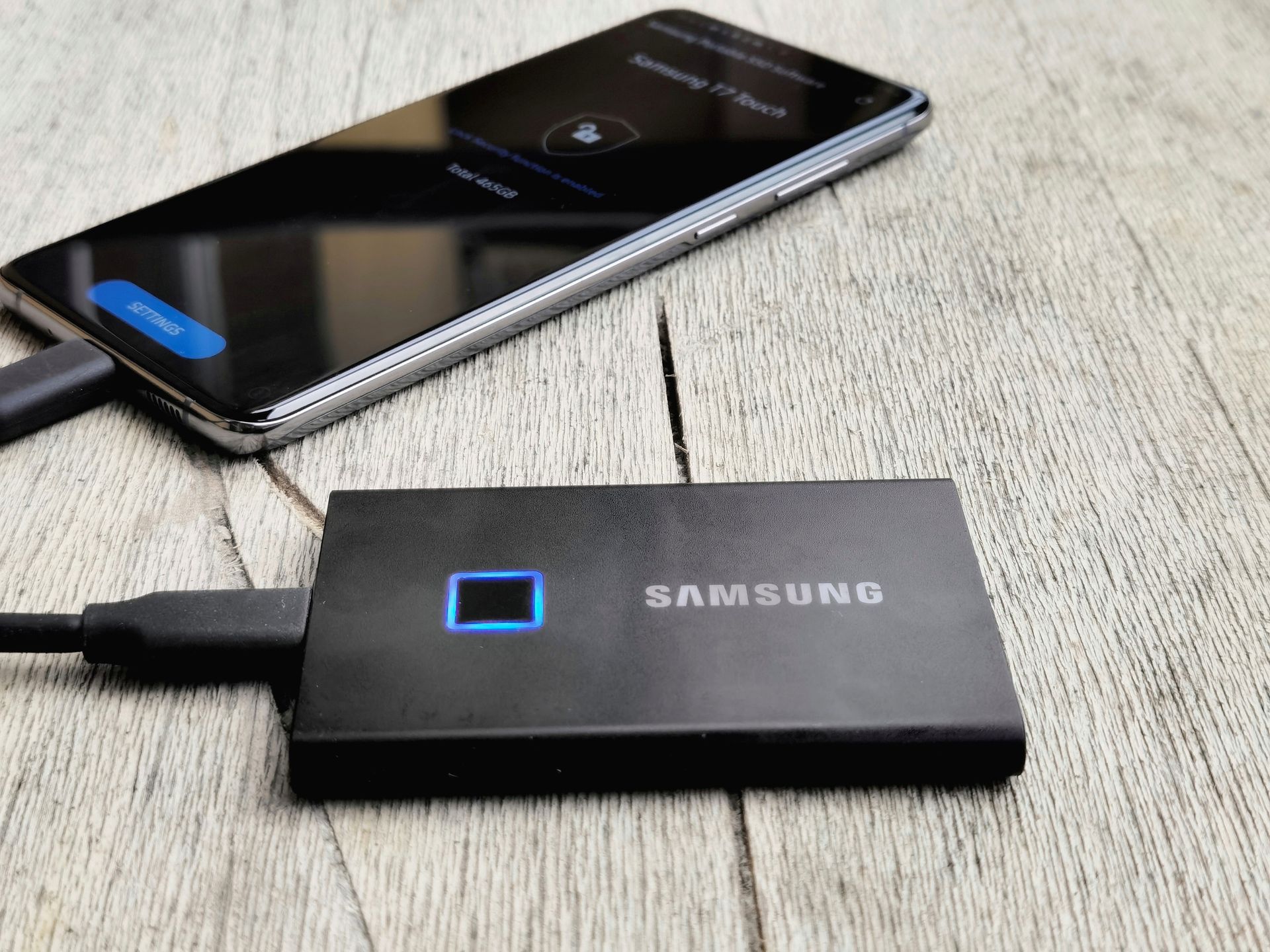 Zrobi kopię zapasową danych i zabezpieczy je odciskiem palca. Samsung T7 Touch: test dysku SSD 3
