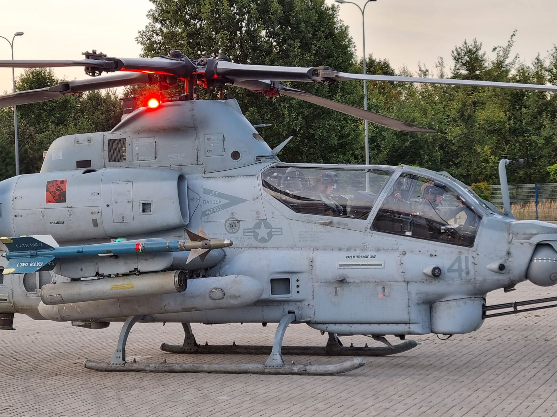Bell AH-1Z Viper wylądował w Kielcach.