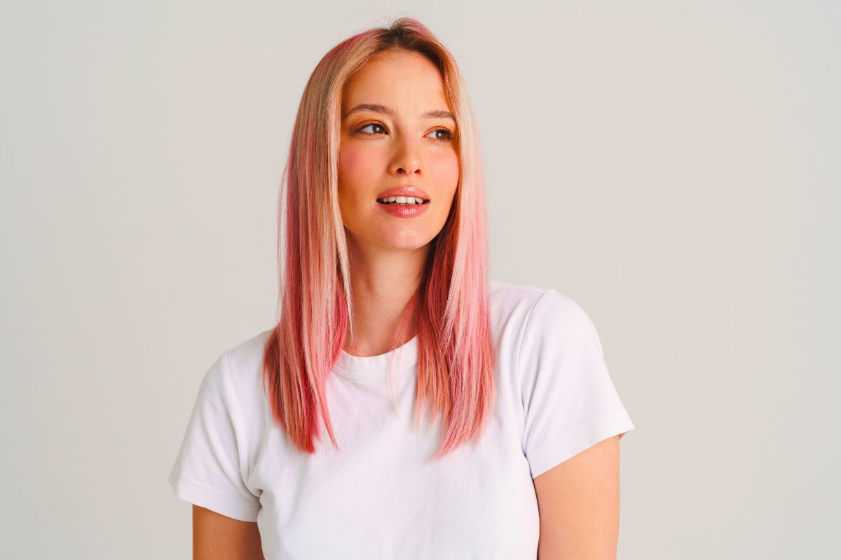 Czerwony kolor włosów "strawberry blonde" jest przepiękny 