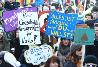 Kilkuset neonazistów demonstrowało w Magdeburgu